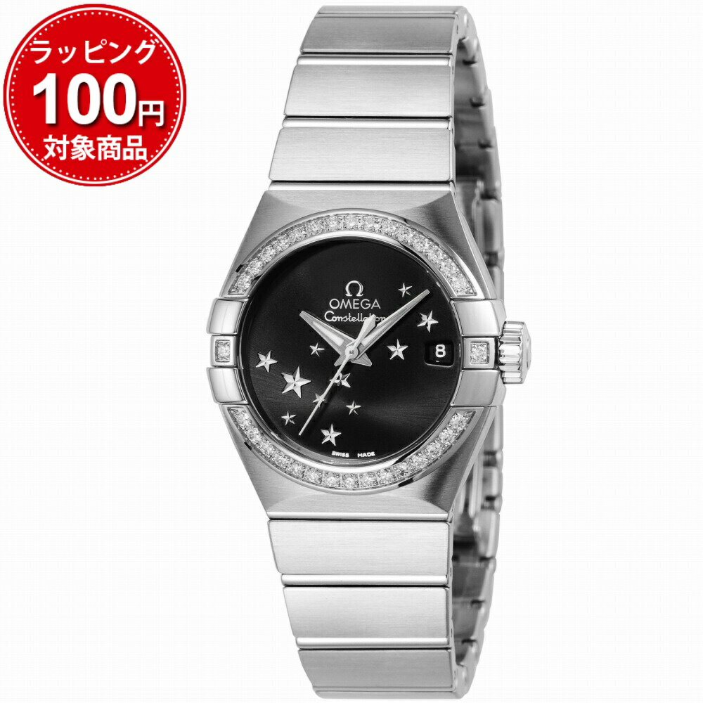 コンステレーション オメガ OMEGA 腕時計 12315272001001 レディース コンステレーション 自動巻き ブラック シルバー