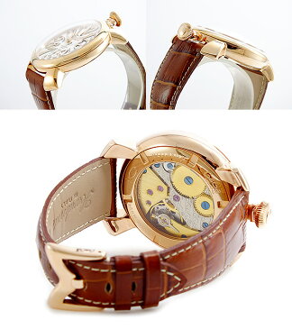 ガガミラノ GAGA MILANO MANUALE 手巻 メンズ 腕時計 5011-08S-BRW
