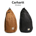 ★クーポン配布中★Carhartt カーハート Sling Bag バッグ B0000282 ブラック ブラウン ボディバッグ メンズ 肩掛け バッグ 撥水加工