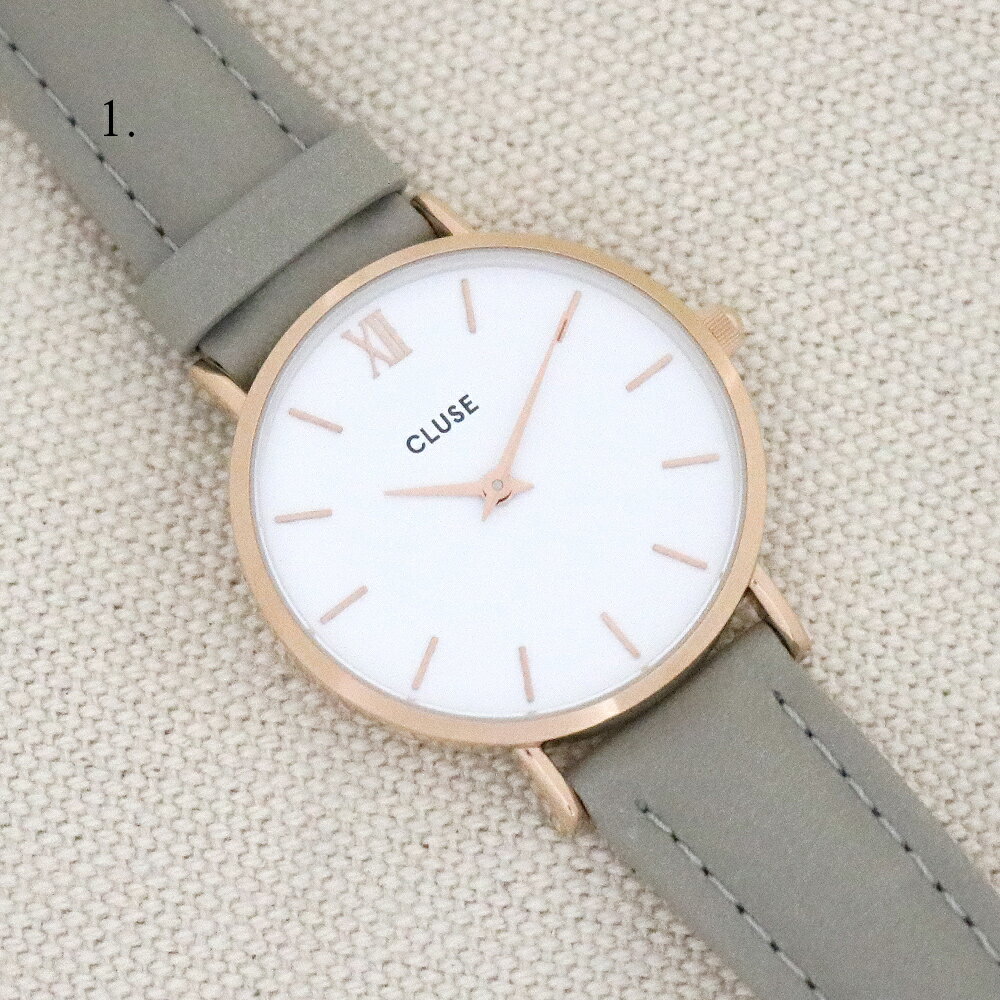 【替えベルトプレゼント＆ 3年保証】クルース 腕時計 レディース ミニュイ 33MM レザー 選べる5color CLUSE Minuit ウォッチ 女性 彼女 奥さん お母さん 娘 誕生日プレゼント 母の日 クリスマス バレンタイン 結婚記念日格安通販　バレンタイン　人気　ランキング