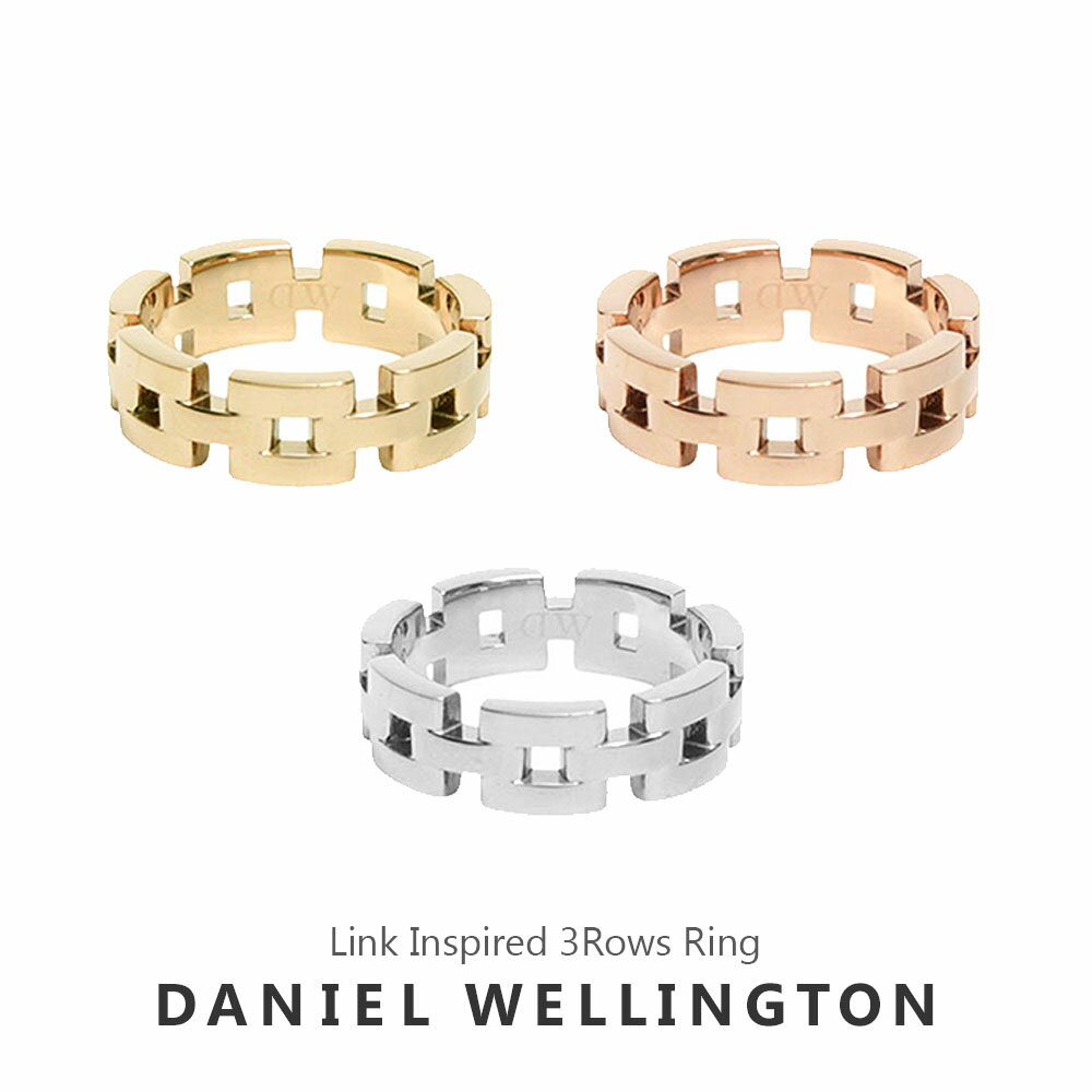 ˥륦ȥ DANIEL WELLINGTON  Link Inspired 3Rows Ring 3-Link  ǥ  ...