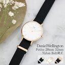 ダニエルウェリントン 替えベルト ナイロン 28MM 32MM 対応 レディース 純正 腕時計 選べる6color DANIEL WELLINGTON PETITE CORNWALL WHITE NATO ベルト交換 女性 彼女 嫁 娘 お母さん 送料無料