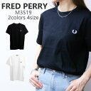 フレッドペリー FRED PERRY 半袖 Tシャツ M3519 102 100 モッズ Fred Perry メンズ レディス 男女兼用 ペア ストリームラインフィット Ringer T-Shirt リンガーTシャツ コットン 綿100% ペアTシャツ フレッドペリーT 母の日 父の日 ギフト プレゼント 人気(4)