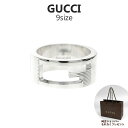 【期間限定!GUCCI純正ショッパー付】グッチ GUCCI 指輪 032660 09840 8106 メンズ レディース ペア 男女兼用 リング Gリング シル...