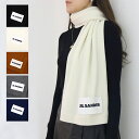 ジルサンダー マフラー レディース ジルサンダー マフラー レディース メンズ JSCT764009 WTY10008 選べる5color JIL SANDER ストール スカーフ カシミヤ カシミア 100％ 無地 ロゴ 誕生日プレゼント 冬 秋冬