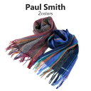 ポールスミス マフラー ストール ウール メンズ レディース 男女兼用 PAUL SMITH ストール M2A-150K-M459 ストライプ