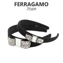 フェラガモ FERRAGAMO カチューシャ ヴァラ・リボン サルバトーレフェラガモ VARA NERO Salvatore Ferragamo 342758 ...
