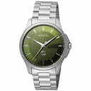 グッチ GUCCI 腕時計 YA126369 メンズ ジータイムレス G-TIMELESS クォーツ グリーン シルバー(2)