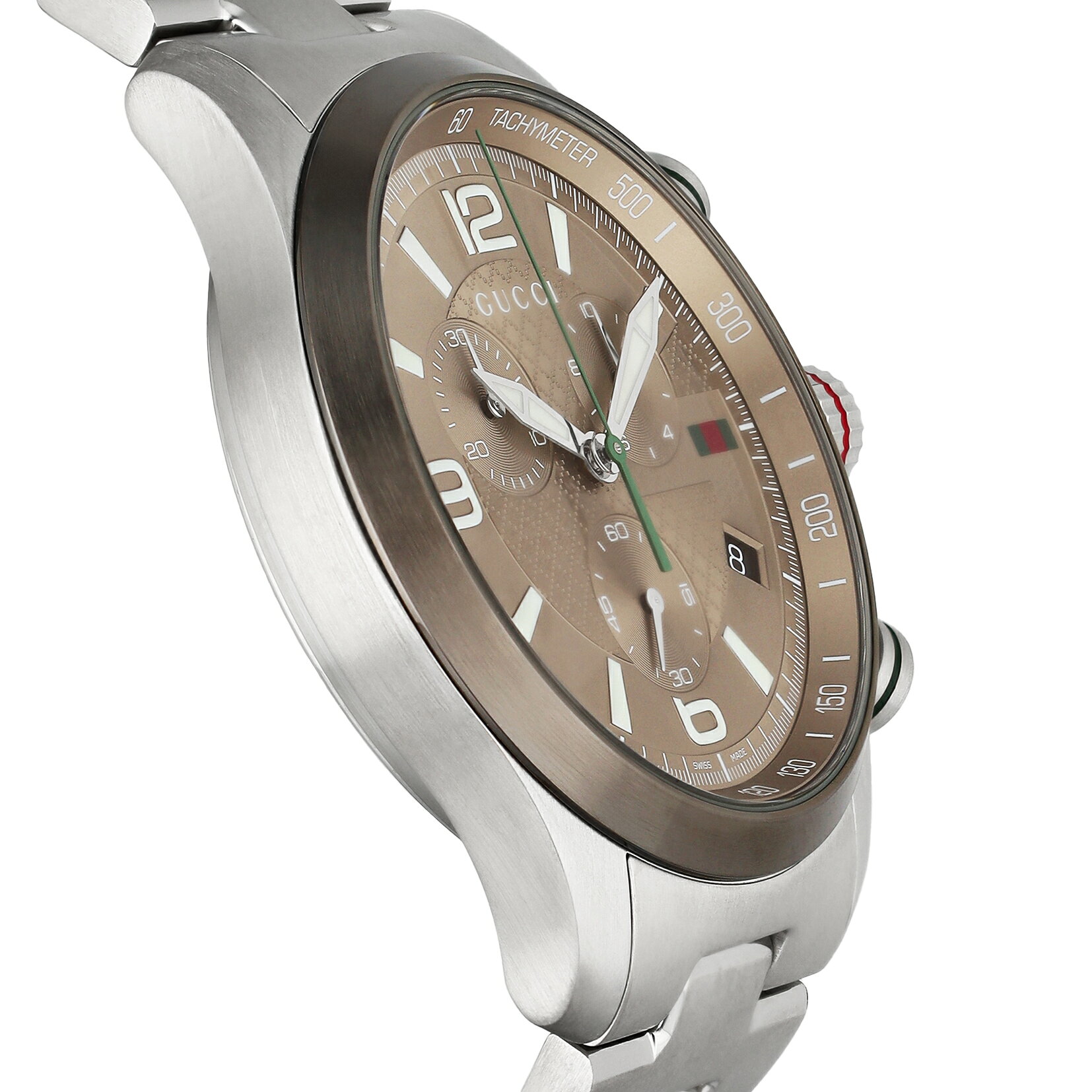 グッチ GUCCI Gタイムレスクロノ YA126289 腕時計 メンズ ブラウン クロノグラフ クオーツ アナログ