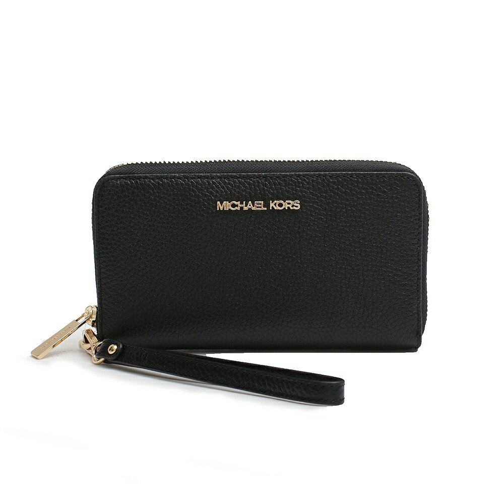 Rakuten - マイケルコース MICHAEL KORS JET SET TRAVEL LG FLAT MF PHN CASE 長財布 35S9GTVE7L-BLACK レディース ブラック