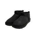 アグ UGG Classic Ultra Mini クラシックウルトラミニ ムートンブーツ 1116109-BLACK-7 レディース black 24.0cm