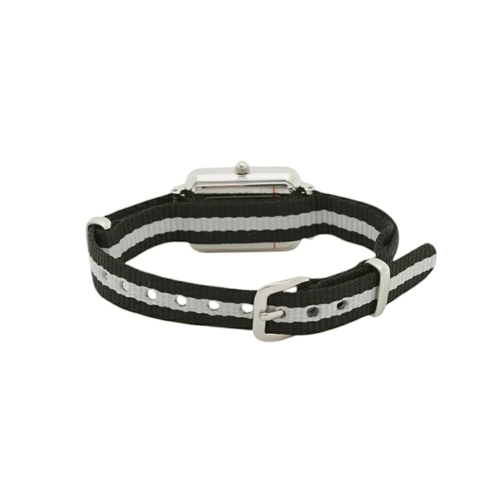 ダニエルウェリントン DANIEL WELLINGTON Quadro 20x26mm Black & Grey NATO Silver White DW00100676 腕時計 レディース ホワイト クオーツ