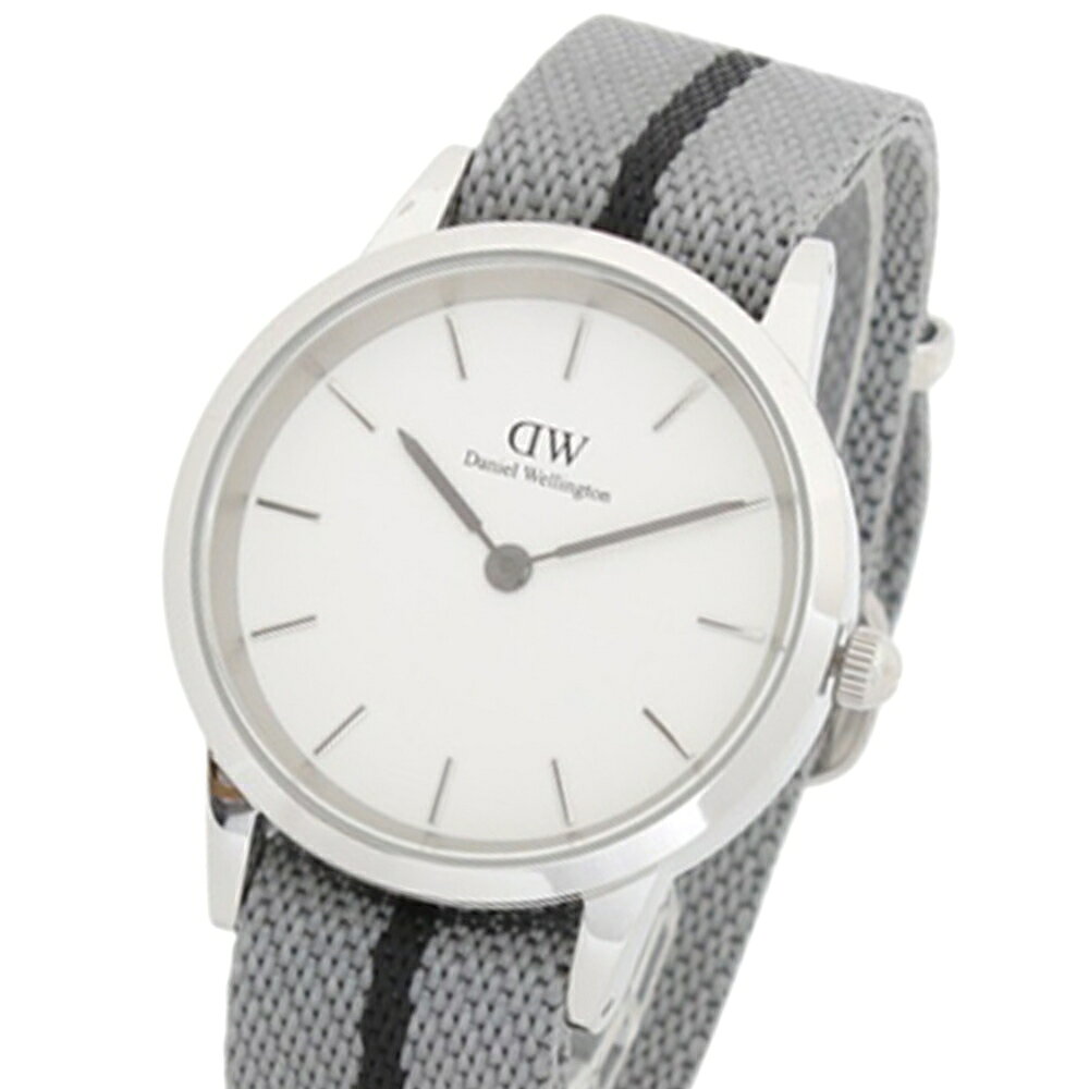 樂天商城 - ダニエルウェリントン DANIEL WELLINGTON Iconic 36mm Grey Nato Silver White DW00100679 腕時計 ユニセックス オフホワイト クオーツ