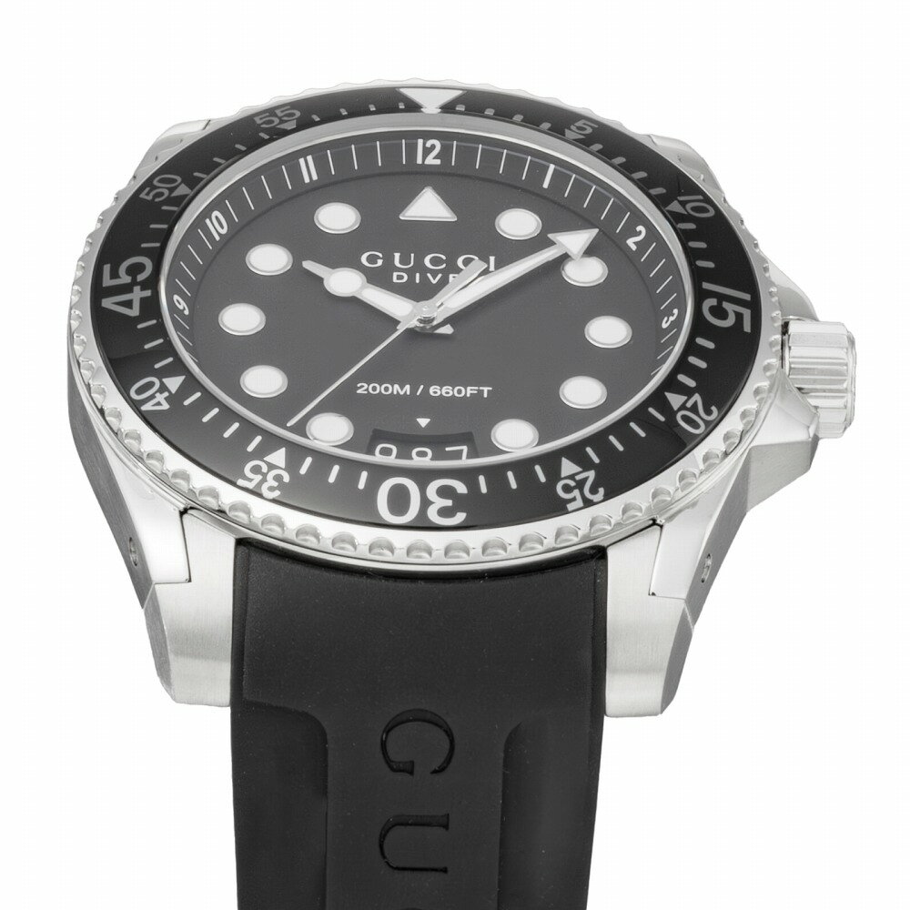 グッチ GUCCI DIVE YA136204B 腕時計 メンズ ブラック クオーツ アナログ
