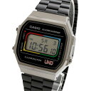 カシオ CASIO A168WEUC-1A 腕時計 メンズ ガンメタリック クオーツ デジタル