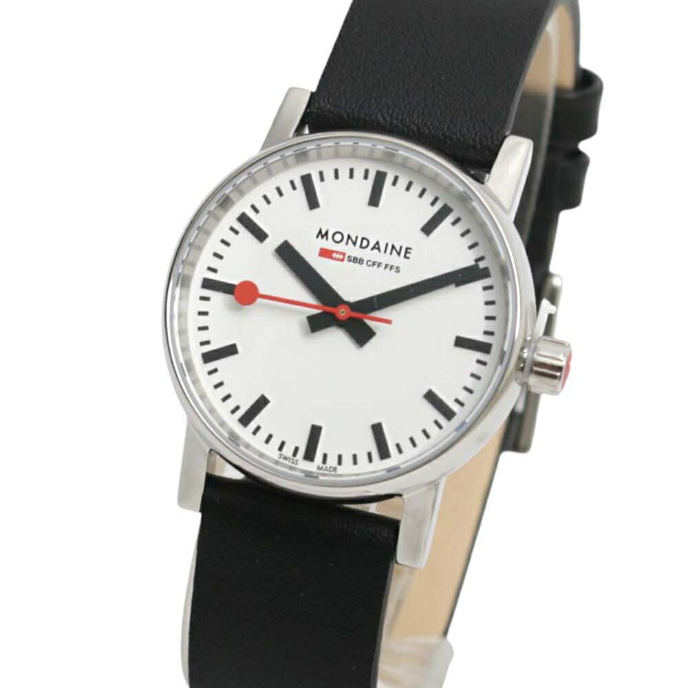 モンディーン MONDAINE MSE30110LBV 腕時計 メンズ ホワイト クオーツ アナログ