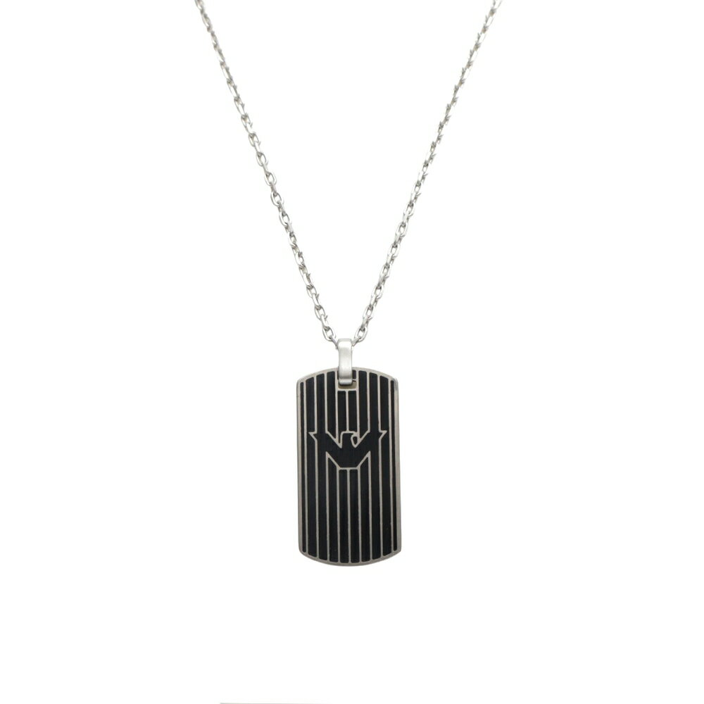樂天商城 - エンポリオアルマーニ EMPORIO ARMANI ネックレス EGS2724040 メンズ ブラック シルバー