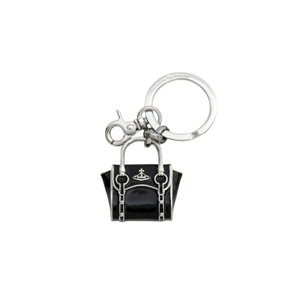 樂天商城 - ヴィヴィアンウエストウッド VIVIENNE WESTWOOD METAL BETTY CHARM キーリング 82030111u-om000q-o101 レディース O101/ブラック×シルバー