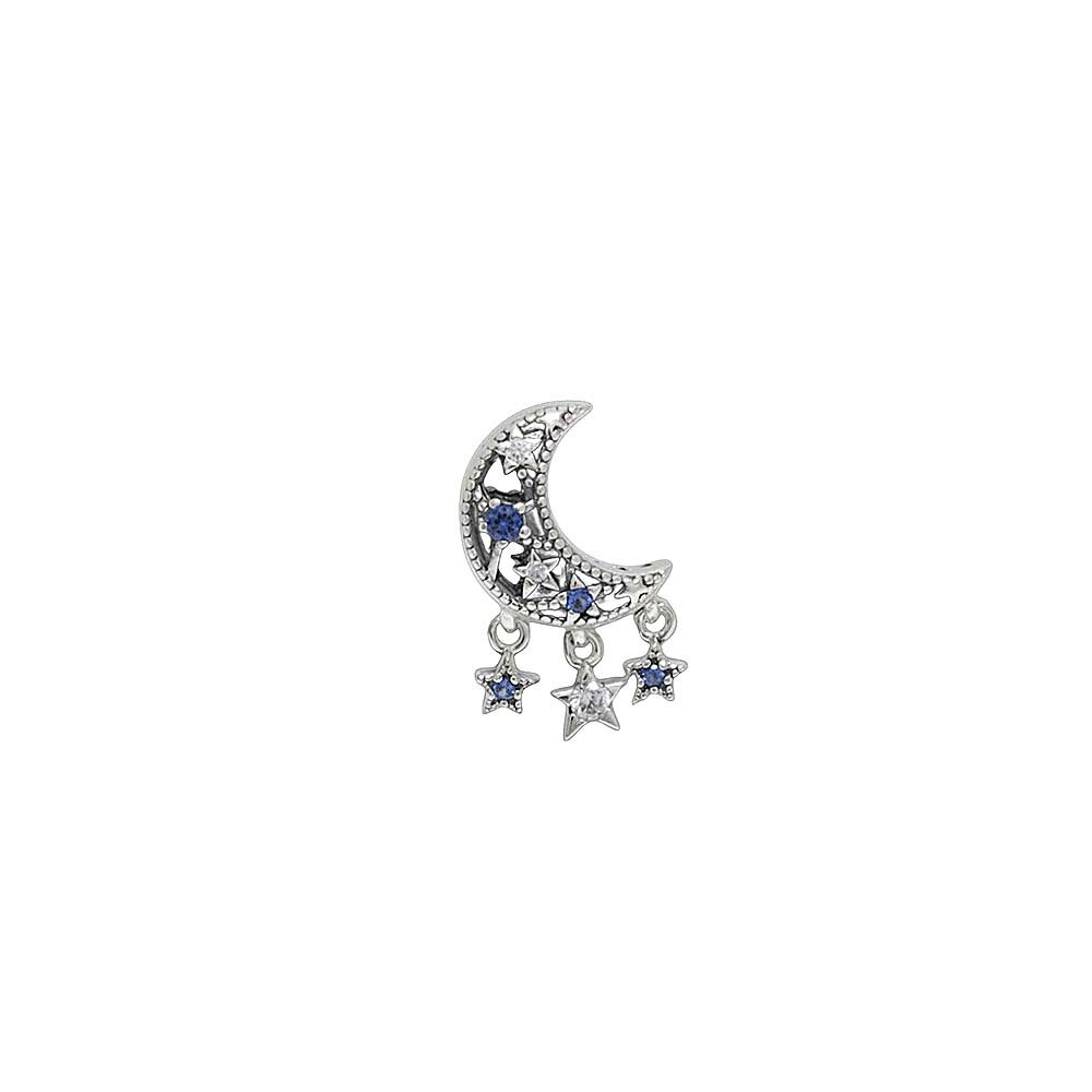 Rakuten - パンドラ PANDORA Moments Star & Crescent Moon Charm チャーム 799643c01 レディース ブルー