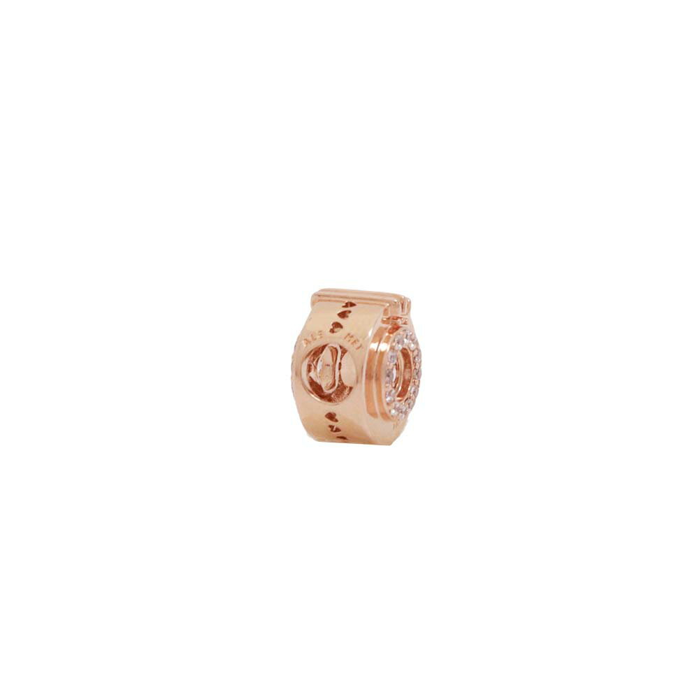 Rakuten - パンドラ PANDORA Moments Open Centre Pav? Crown O Charm チャーム 789059c01 レディース ローズゴールド