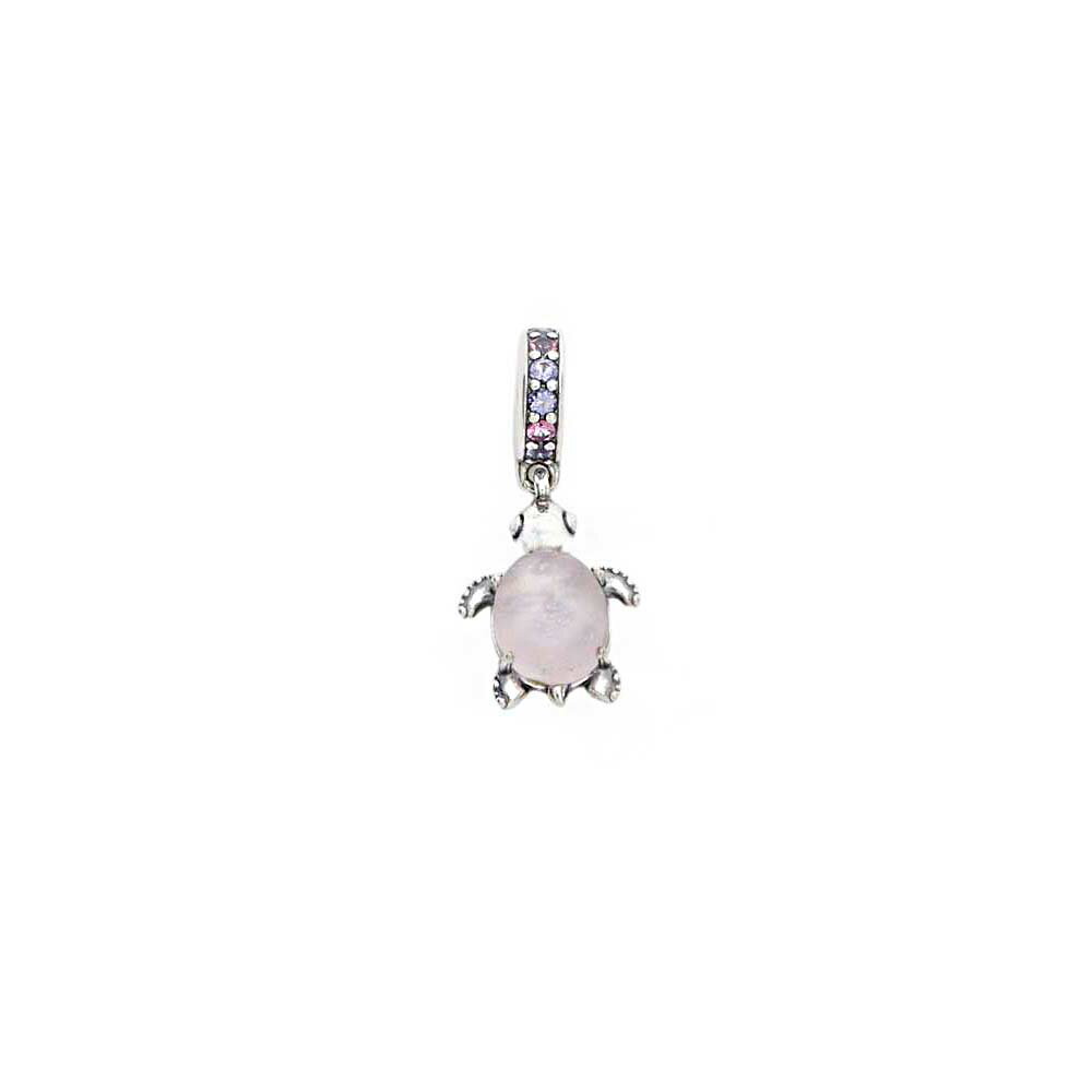 Rakuten - パンドラ PANDORA Moments Murano Glass Pink Sea Turtle Dangle Charm チャーム 798939c02 レディース ピンク