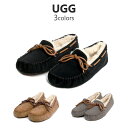 UGG モカシン レディース DAKOTA 1107949 アグ ダコタ ファー フラット シューズ ぺたんこ リボン ボア ムートン もこもこ あったか 防寒...