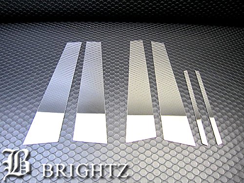 【 BRIGHTZ レクサス IS250 IS350 IS300 超鏡面ステンレスメッキピラーパネル バイザー無用 6PC 】 【 PIL－SIL－027 】 GSE35 GSE30 GSE31 ASE30