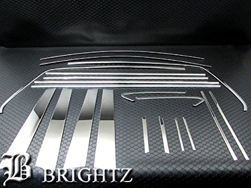 【 BRIGHTZ ゴルフR AUCJXF 超鏡面ステンレスメッキピラー アッパー ウィンドウモール セット 無用 20PC 】 【 WIN−SET−019 】フォルクスワーゲン VW ゴルフ7