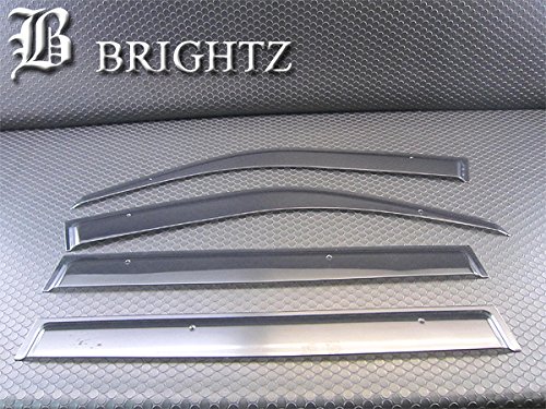 【 BRIGHTZ クルーガーV 20 25 サイドドアバイザー 金具付 】 【 INJ－V－037 】