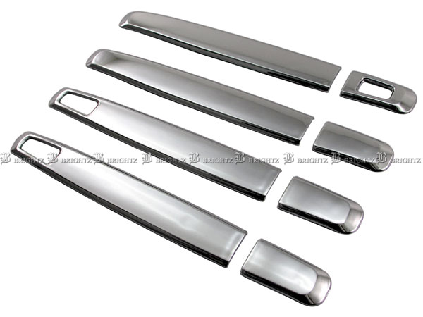 【 BRIGHTZ ヴォクシー 80 85 メッキドアハンドルカバー ノブ ハーフタイプ 】 【 VITZ−NOBU−HS−A2B2C0D3E1 】 ZRR80G ZRR80W ZRR85G ZRR85W ZWR80G ZWR80W ZRR80 ZRR80 ZRR85 ZRR85 ZWR80G ZWR80 ZRR ZWR R80 R85 ハイブリッド ハイブリット ボクシー