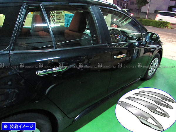 【 BRIGHTZ カローラツーリング 10 12 17 210 211 212 214 215 219 メッキドアハンドルカバーノブハー..