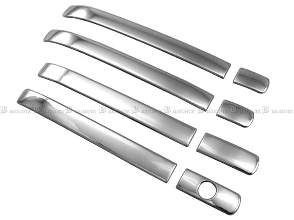 【 BRIGHTZ ステップワゴン RK1 RK2 超鏡面ステンレスメッキドアハンドルカバー ノブ ハーフカバータイプ スマート 無 】 【 DHC−NOBU−347 】 RK K1 K2 1 2