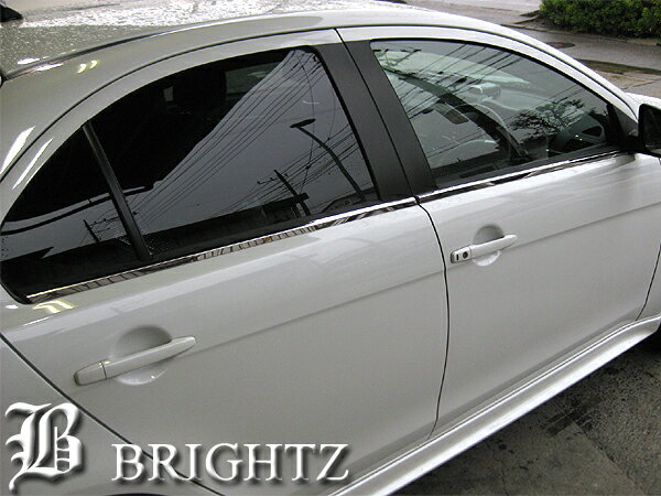 【 BRIGHTZ ランサーエヴォリューション ランエボ ランエヴォ エボX CZ CZ4A 超鏡面クロームメッキステ..