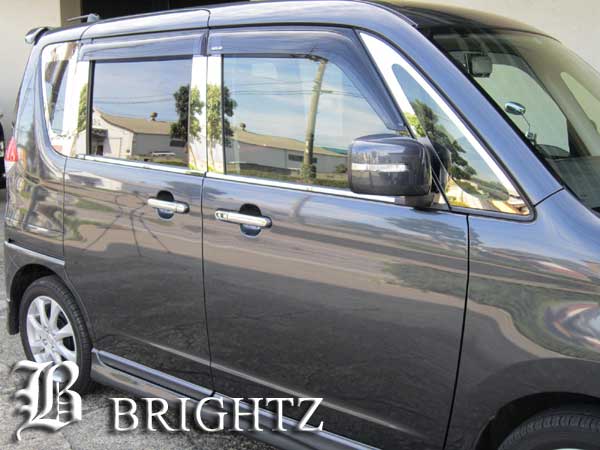 【 BRIGHTZ デリカD:2 MB15S 超鏡面クロームメッキステンレスウィンドウモール 4PC 】 【 WIN−SIL−072 】 デリカD2