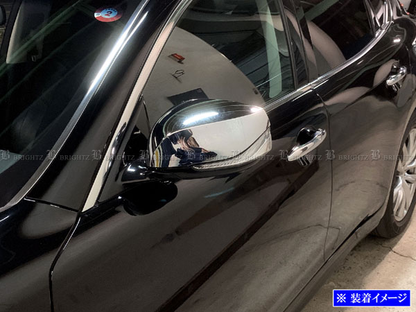 【 BRIGHTZ フーガ Y51 後期 メッキドアミラーカバー 】 【 MIR−SID−247 】 KNY51 KY51 KNY KY 51