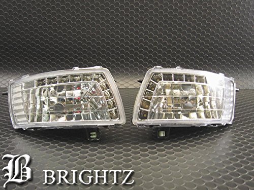 【 BRIGHTZ カローラスパシオ 121 122 124 LEDデイライト付き クリスタルフォグライト 】 【 FOG－H－014 】 120 NZE121 ZZE122N ZZE124N NZE121 ZZE122 ZZE124