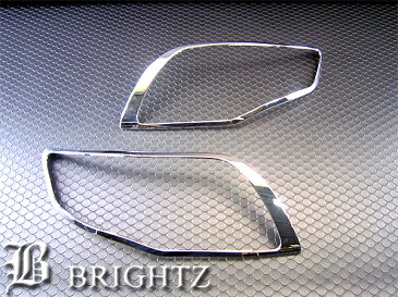 【 BRIGHTZ カローラフィールダー 141 142 144 メッキヘッドライトリング 】 【 HEAD−018 】 NZE141G ZRE142G ZRE144G NZE144G