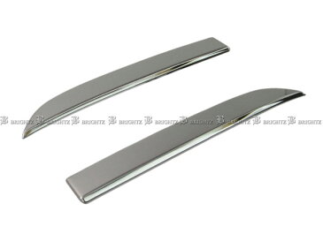 【 BRIGHTZ エスティマ 50 55 2期 超鏡面ステンレスメッキフロントライセンスサイドカバー 2PC 】 【 LICENSE−035 】 ACR50W ACR55W GSR50W GSR55W アエラス 2型 ライセンスカバーサイドパネルナンバーフレームライセンスプレートライセンスパネルナンバープレート