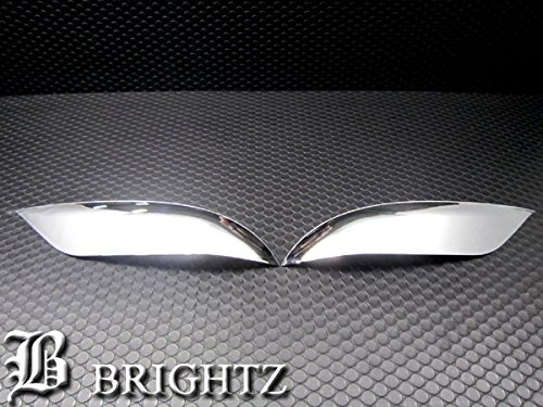 【 BRIGHTZ プラド 150 151 中期 メッキアイライン Bタイプ 】 【 HEAD−ETC−024 】GRJ150W GRJ151W GDJ150W GDJ151W TRJ150W ランドクルーザープラド ランクルプラド フロント ヘッドライト ランプ カバー パネル ガーニッシュ ライン ヘッドランプ アイライン