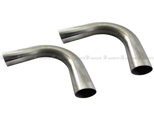【 BRIGHTZ 60.5Φ 120度 ステンレス 曲げパイプ 1.2mm厚 2PC 】 【 CUR−PIPE−002−2PC 】 60.5パイ 60.5..