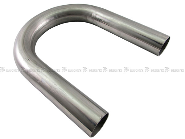 【 BRIGHTZ 42.7Φ 180度 ステンレス 曲げパイプ 1.2mm厚 1PC 】 【 CUR−PIPE−009−1PC 】 42.7パイ 42.7..
