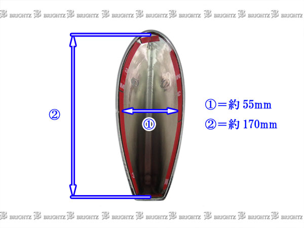【 BRIGHTZ レクサス LS460L USF41 USF46 後期 メッキアンテナカバー Tタイプ 】 【 ANTENNA－038 】 LEXUS