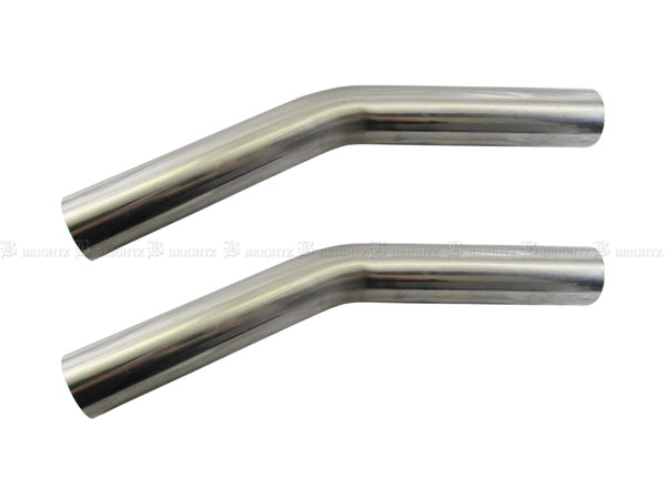 【 BRIGHTZ 70Φ 30度 ステンレス 曲げパイプ 1.5mm厚 2PC 】 【 CUR−PIPE−025−2PC 】 70パイ 70φ 30°