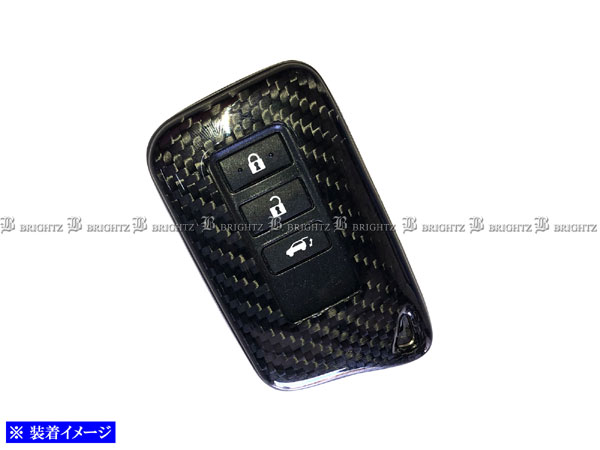 【 BRIGHTZ レクサス IS500 USE30 リアルカーボンスマートキーケース 黒 】 【 KEY－CASE－060 】 LEXUS USE E30 30 IS 500