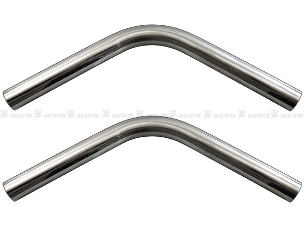 【 BRIGHTZ 35Φ 60度 ステンレス 曲げパイプ 1.2mm厚 2PC 】 【 CUR−PIPE−035−2PC 】 35パイ 35φ 60°