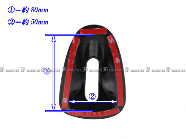 【 BRIGHTZ インプレッサXV GH リアルカーボンアンテナカバー Mタイプ 】 【 ANTENNA－003 】 GH2 GH3 GH6 GH7