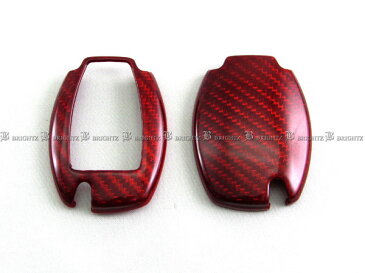 【 BRIGHTZ GLAクラス X156 リアルカーボンスマートキーケース 赤 】 【 KEY−CASE−055 】 GLA180 GLA220 GLA250 GLA45 メルセデスベンツ Mercedes−Benz Mercedes Benz