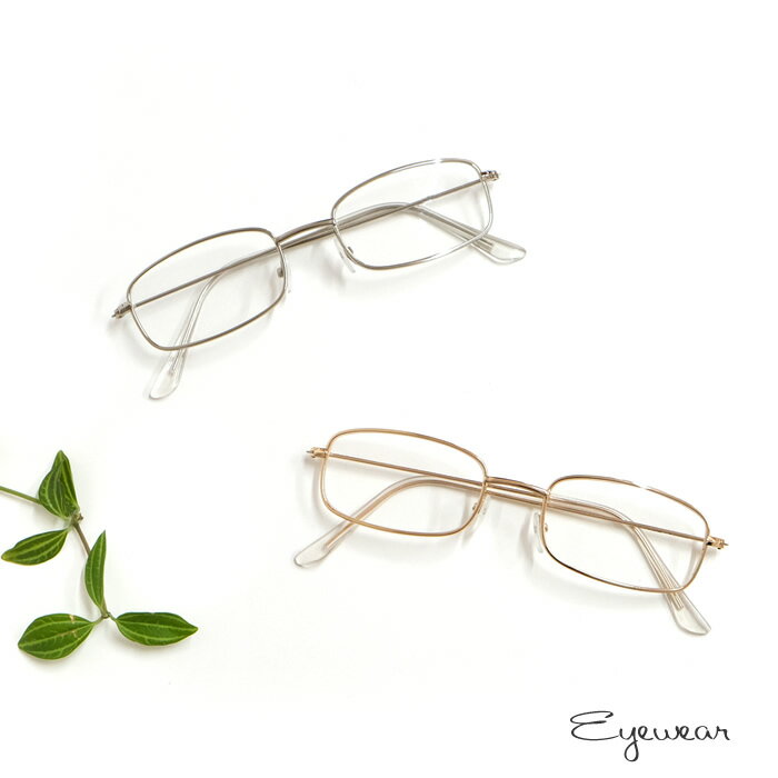 楽天BRILHAR【新商品】AC02　メガネ　[NE]　眼鏡　めがね　伊達メガネ　オシャレ　シルバー　ゴールド　メンズ　レディース
