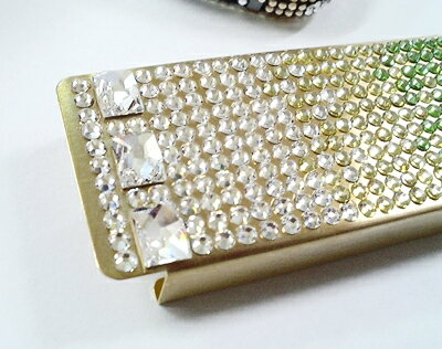 艶女仕様☆フリスクPRESENT!!セレブデコレーション◆『ポジティヴ』★ペリドット・レクタングル...