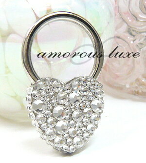 キーホルダー キーリング レディース スワロフスキー ★『Crystal Bubble』★ハート型 キーホルダーキーリング 丈夫シルバー台人気 鍵 収納 多用途...